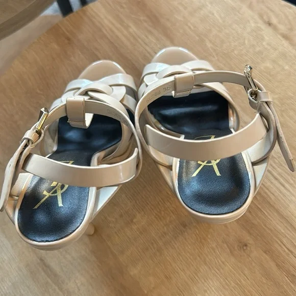 YSL Tribute Leather Platform Heels EU 35 - Picture 4 of 9